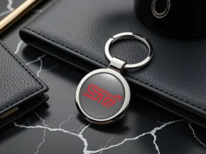Subaru Portachiavi Personalizzato Stile con Foto Bombata